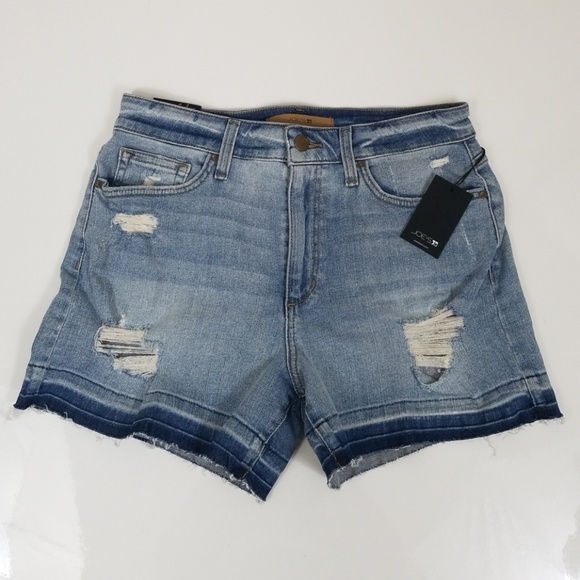 Joe's Alston Denim High Rise Jeans Short Unhem C2 - Picture 2 of 6